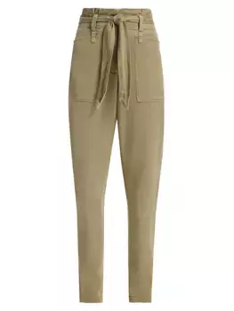 Зауженные джинсы с поясом Achilles Rails, цвет canteen