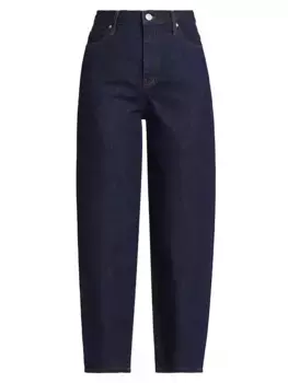 Зауженные джинсы с высокой посадкой Frame, цвет rinse