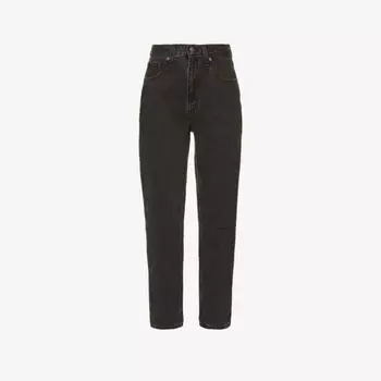Зауженные джинсы с завышенной талией в стиле 80s Mom Levis, черный