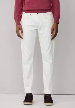 Зауженные джинсы SELVEDGE Faonnable, кремовый