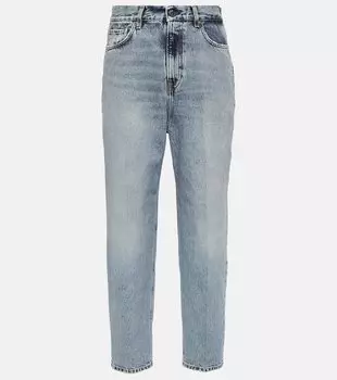 Зауженные джинсы со средней посадкой Toteme, синий