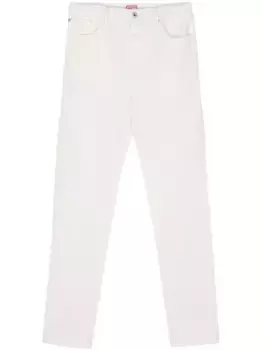 Зауженные джинсы средней посадки KENZO, белый
