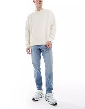 Зауженные джинсы стретч светлого оттенка ASOS DESIGN