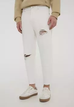 Зауженные джинсы Terranova, белый деним