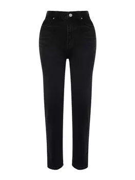 Зауженные джинсы Trendyol, черный деним