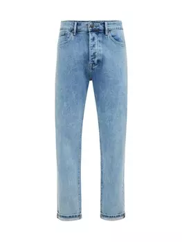 Зауженные джинсы We Fashion, светло-синий