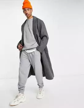 Зауженные к низу джоггеры серго меланжевого цвета ASOS DESIGN