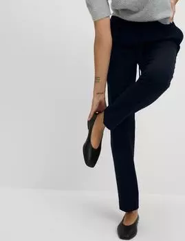 Зауженные книзу брюки Grazer на шнурке Marks & Spencer, темно-синий