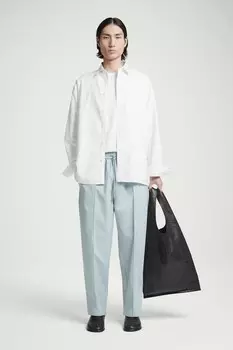 Зауженные книзу спортивные брюки с кантом Cos, серый