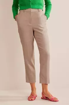 Зауженные льняные брюки Boden