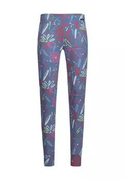 Зауженные пижамные штаны Night In с цветочным принтом для женщин SKINY, цвет Bedenim Flower