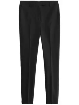 Зауженные плиссированные брюки Next, черный