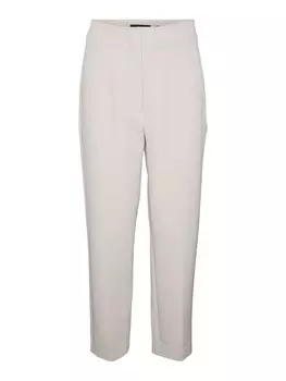 Зауженные плиссированные брюки VERO MODA VMLINA, светло-серый