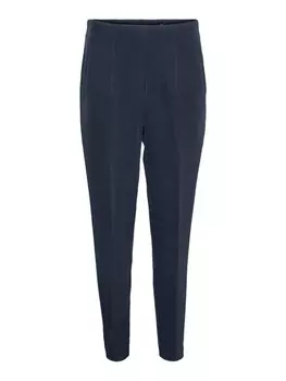 Зауженные плиссированные брюки VERO MODA VMLINA, темно-синий
