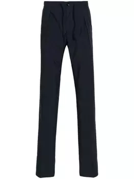 Зауженные поплиновые брюки Incotex, синий