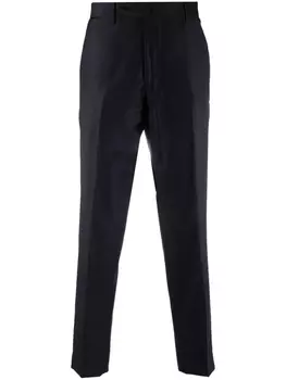 Зауженные шерстяные брюки Dell'oglio, синий