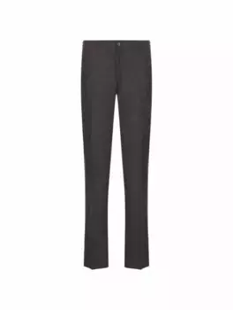 Зауженные шерстяные брюки Kiton, серый