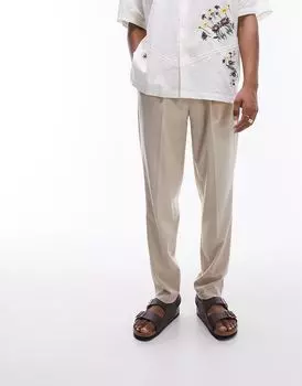 Зауженные спортивные брюки из рипстопа Topman