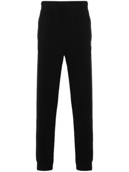 Зауженные спортивные брюки Maison Kitsun, черный