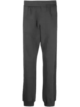 Зауженные спортивные брюки с узором Barocco VERSACE, серый