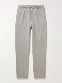 Зауженные спортивные штаны из натуральной шерсти Mr P., серый