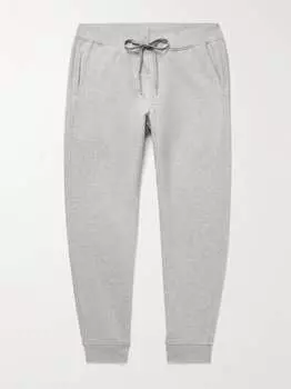 Зауженные спортивные штаны Pima из хлопкового джерси Handvaerk, серый