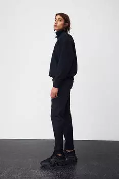 Зауженные технические джоггеры drymove с карманами на молнии H&M, черный