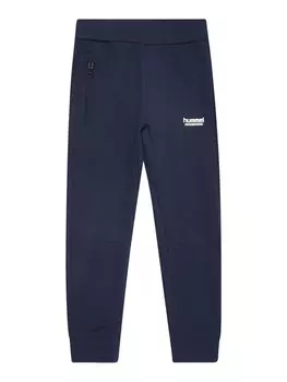 Зауженные тренировочные брюки Hummel, ночной синий