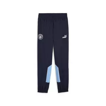 Зауженные тренировочные брюки PUMA Manchester City ftblARCHIVE, цвет marine blue/Light blue