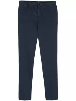 Зауженные твиловые брюки Incotex, синий