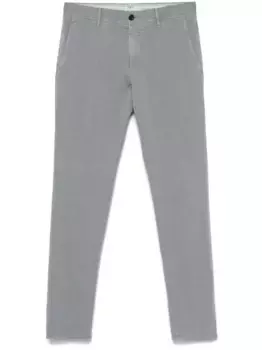 Зауженные твиловые брюки Incotex, синий