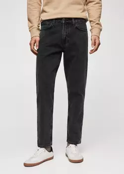 Зауженные укороченные джинсы Ben MANGO, джинсовый негро