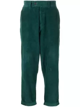 Зауженные вельветовые брюки Mackintosh, зеленый