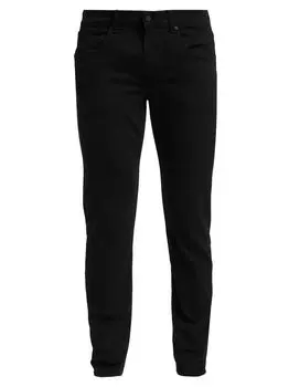 Зауженные зауженные джинсы Slimmy Slim-Fit 7 For All Mankind, черный