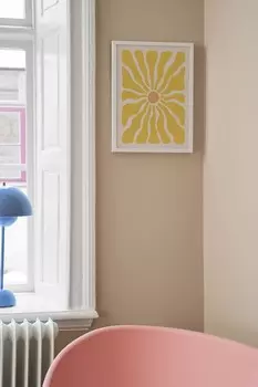 Заводной цветочный плакат Postery, 30x40 см, желтый