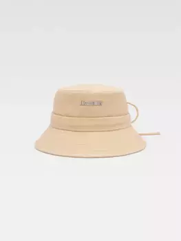 Завязанная шляпа-ведро Ле Боб Гаджо Jacquemus, бежевый