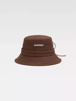 Завязанная шляпа-ведро Ле Боб Гаджо Jacquemus, коричневый