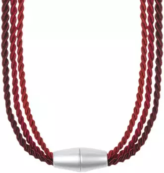 Завязка Gerster "Jana", (1 шт.), с магнитной застежкой 1,5х65х5 см, красный/темно-красный/светло-красный