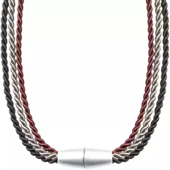 Завязка Gerster "Jana", (1 шт.), с магнитной застежкой 1,5х65х5 см, красный/серый/черный