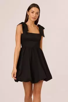 Завязка на плече платье Adrianna Papell, черный