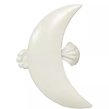 Зажим декоративный indeko «Moon B», (5 шт.), белый