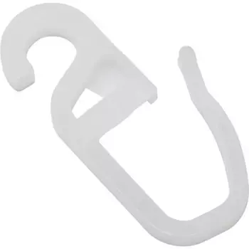 Зажим GARDINIA «Складные крючки качества POM» (10 шт.), серия однопрограммная Memphis 16 мм, белый