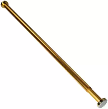 Зажимной стержень Sanilo, выдвижной, выдвижной, для душевых штор, длина карниза для душевых штор 120-220см 120 см - 220 см, 28мм, цвет goldfarben