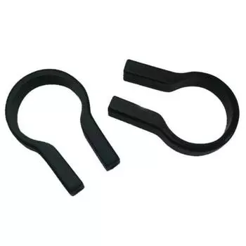 Зажимы адаптера KlickFix - ø 31,8 мм, черный / черный / черный