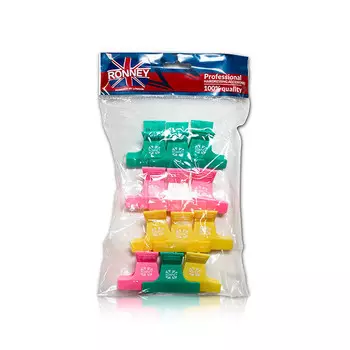 Зажимы парикмахерские Ronney, размер 59 мм, 12 шт