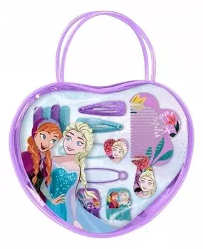 Зажимы, резинки, расческа для волос, сумочка, косметичка, Frozen Kids Euroswan