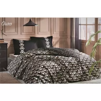 zdilek Ouro Черный Комплект постельного белья из хлопка Комплект постельного белья