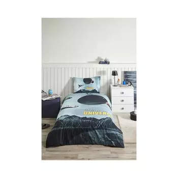 zdilek Romfart Синий Ranforce Одинарный Комплект постельного белья