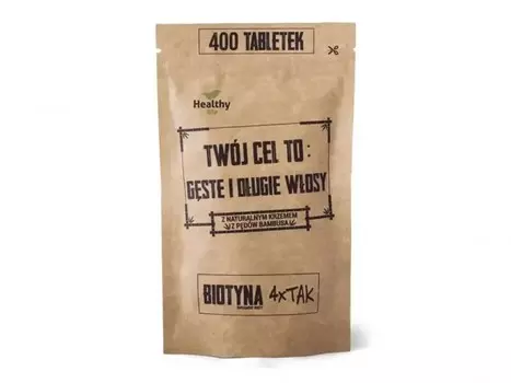 Здоровый образ жизни, биотин с Nat. Кремний, Биологически активная добавка, 400 таблеток Inna Marka