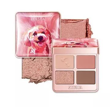 Zeesea Mirage Sparkle Animal Eyeshadow D04 / Компактная палетка теней для век
